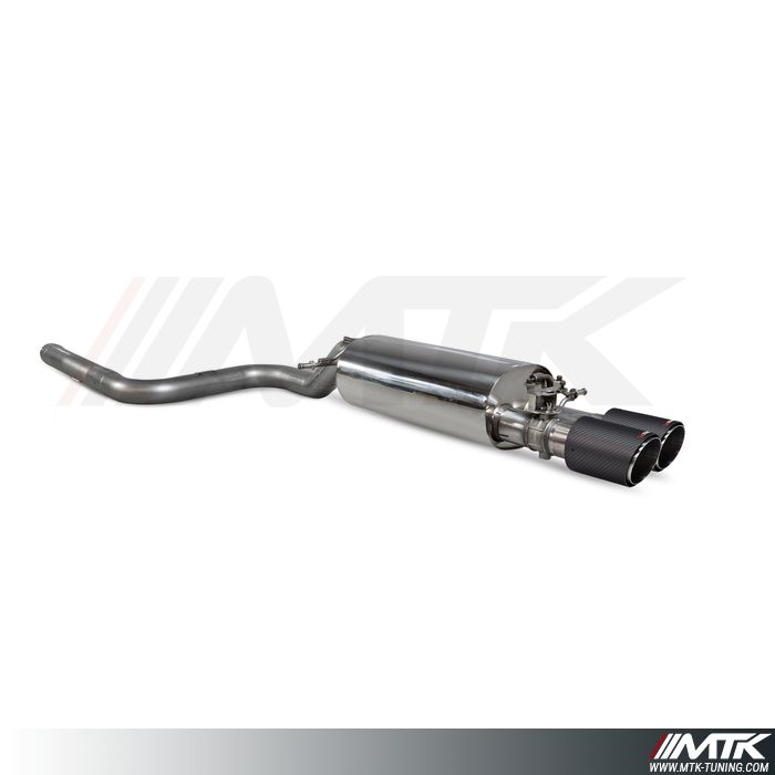 Catback Scorpion Predator Full tube et emplacement pour les valves  Ford Fiesta ST MK8 avant 09/ 2020